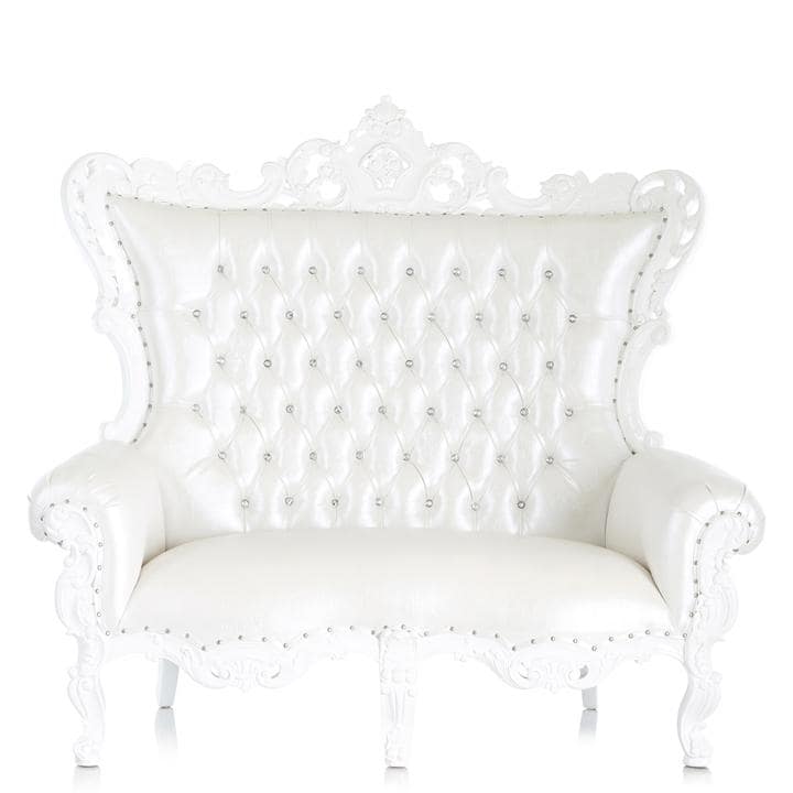 White Throne Chair